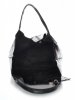 Bőr táska shopper bag Genuine Leather fekete 788